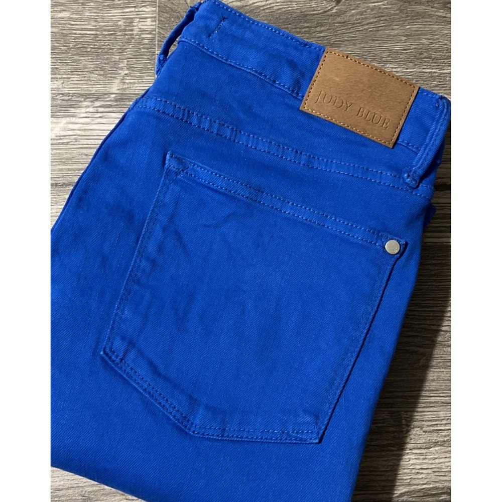 Judy Blue High Rise Jeans in Bright Royal Blue